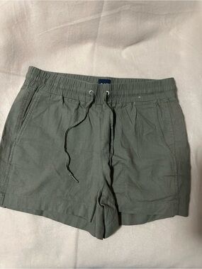 GAP Olive Green Drawstring Shorts